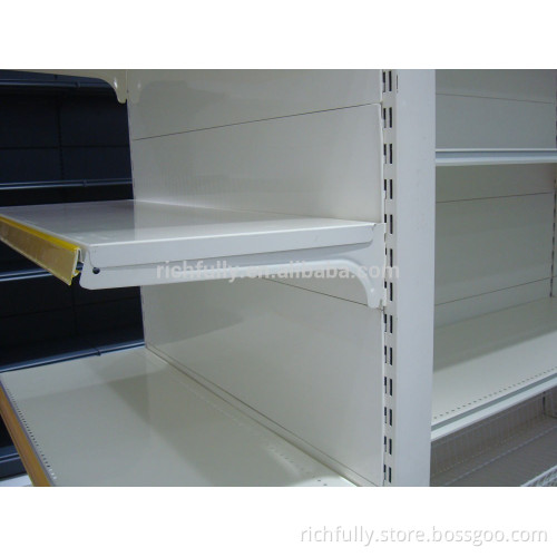 HOT SALE universal type 5 layers metallic supermarket gondola shelving in 100~120kg/layer